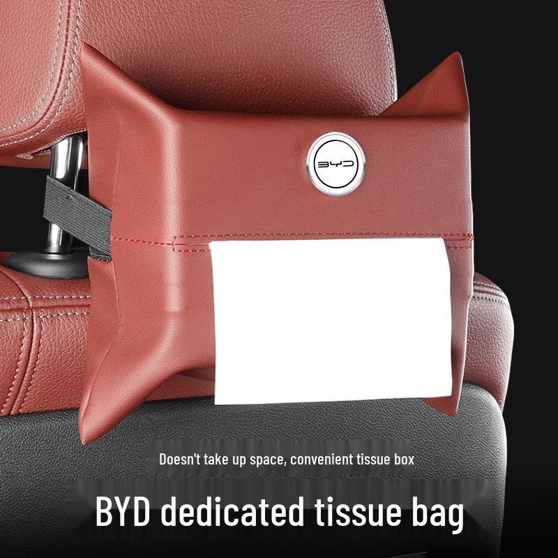 BYD Car Tissue Box for Song Plus/Qin Plus DMi/Han EV/Tang DM Interior