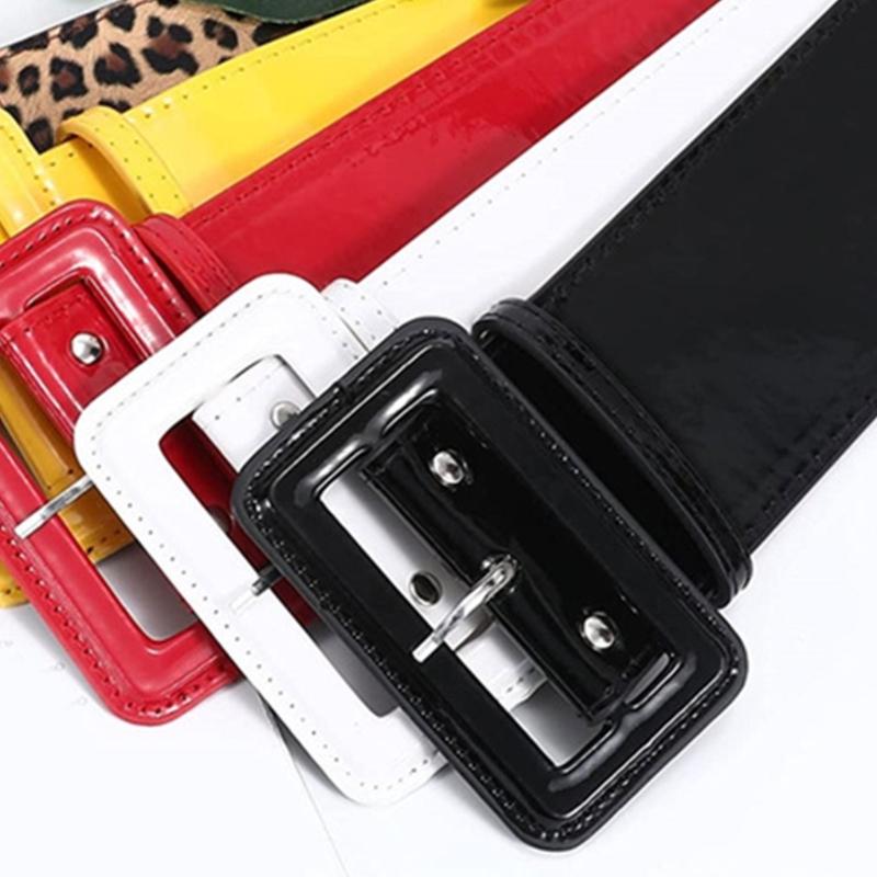 Large Ceinture Élastique Décorative Corset pour Femmes Ajustable Tissu Amincissant pour Tenue Pull Robe