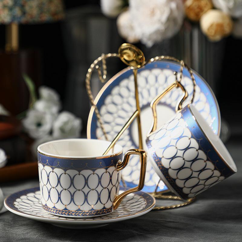 Special Beautiful Coffee Cup Set High-End Sense High-Value Light Luxury Ceramics High-End Exquisite Afternoon Tea Tea Set