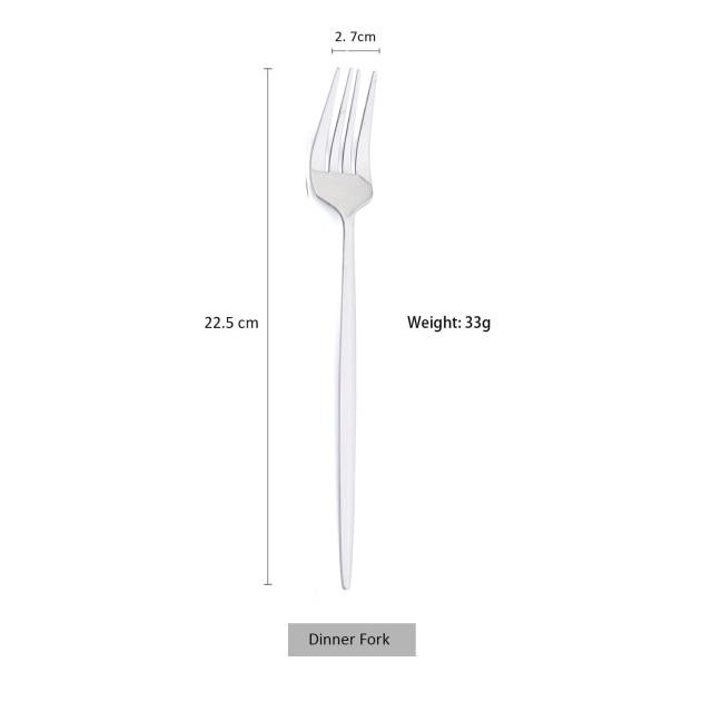 1 stk Sølvbestikk Kjøkken Servise Restaurant Bestikk Western Servise Steak Kniv Gaffel Skje Dessert Sølvtøy