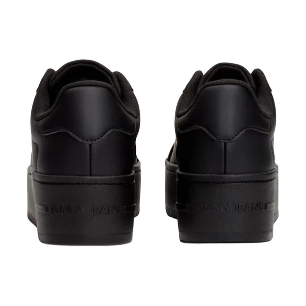 Tommy Hilfiger Zapatillas de Moda Versátiles de Caña Baja para Mujer Zapatillas Negras EN0EN02518BDS