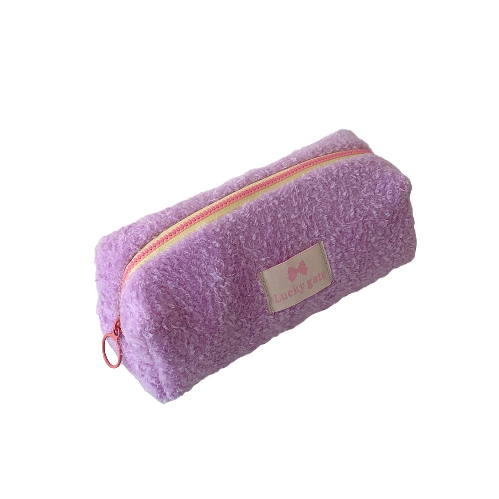 

Косметичка великої місткості пенал Bowknot, придатний подарунок для дівчат One Size фіолетовий