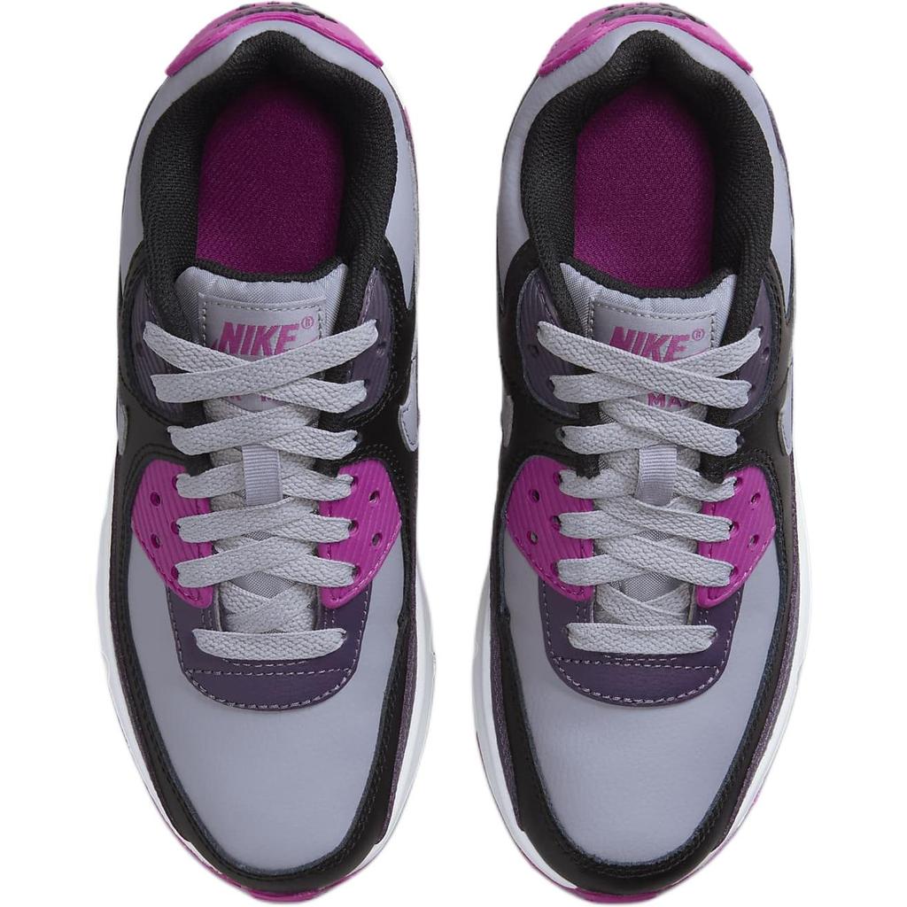 Nike Air Max 90 GS Dark Raisin Kids Sneakers Purple Cement-Grey Black HF6358-003