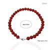 2024 High-End Natural Red Agate Clavicle Choker Necklace for Women: New Chinese National Style Accessory