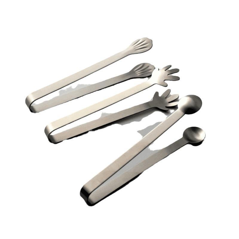 Newcomer 0.01 Mini Stainless Steel Anti-Scald Food Tongs for Barbecue