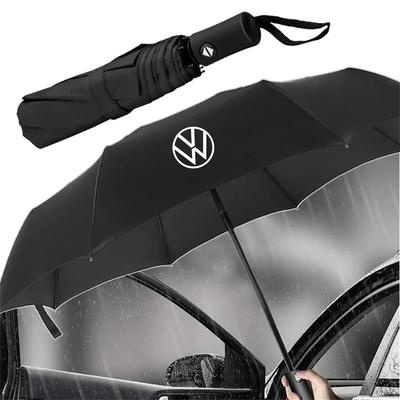 12 Rippen Vollautomatischer Regenschirm UV-beständiger Faltregenschirm Für Volkswagen VW GTI Golf Polo Tiguan Passat Jetta Lavida Rline