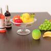 6Pcs/set Simulation Transparent Fruit Plate Banana Orange Grape Model Dollhouse Food And Play Miniature Accessories For Children