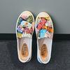 2025 Summer Ladies Casual Comfort Bohemian Slip On Lazy Shoes Female Womens Flat Slip On Canvas Strap Loafers Straw Espadrilles