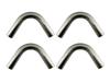 BRIGHTZ Stainless Steel Bent 4 Pieces 51mm 51 120° Pipe, 1.2mm Thick, [CUR-PIPE-019-4PC] Diameter, 51, 120°