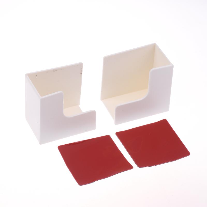 Wall-Mounted Scale Storage Rack - No-Trace Adhesive Space-Saving Plastic Bracket for Bathroom Gym Scales Organizer