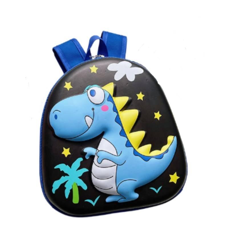 Lightweight Wear-resistant Anti-theft Shockproof Children's Backpack Dinosaur Design Polyester Fiber