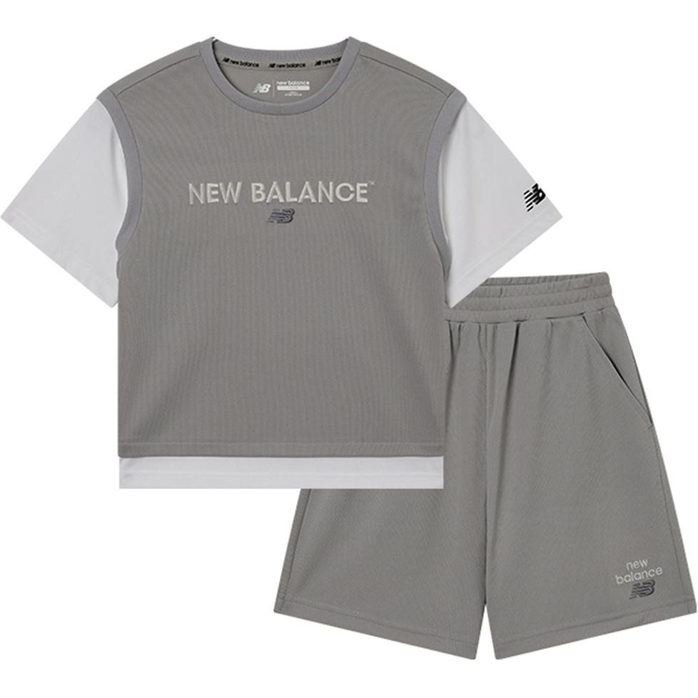 New Balance Casual Sportswear Light Gray Children Aged 3 7 Years Old ND2SE2E153-16 110