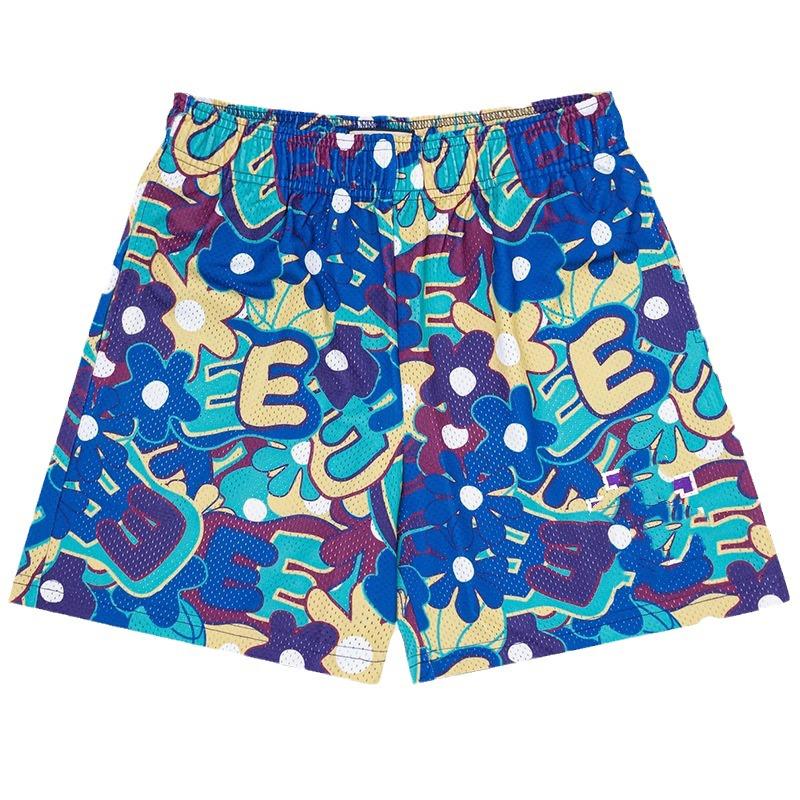 American Muscle Herren Mesh Fitnessshorts - Über Knie, Vier-Punkt-Stil