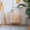 Vidaxl Slatted Door for Cabinet, 39.5X39.4 Cm, Solid Pine Wood