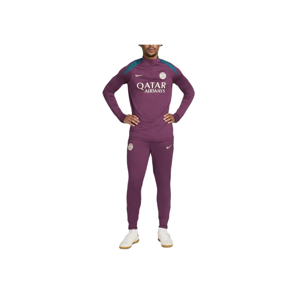 Nike Logo Embroidered Badge Casual Adjustable Cuff Knit Sports Pants Men Pants Bordeaux FN9429-610