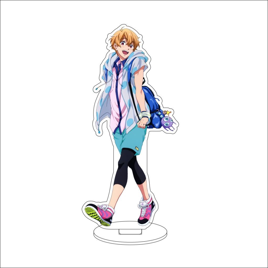 16CM Anime free! Cosplay Ornaments Nanase Haruka Rin Matsuoka Tachibana Makoto Hazuki Nagisa Figure Stand Halloween Gifts