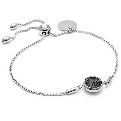 Austrian Crystal Bracelet - Silver Knight B3092