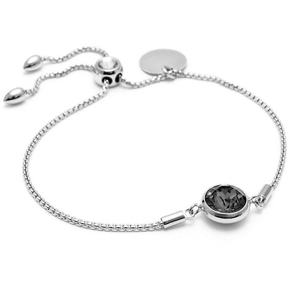 Austrian Crystal Bracelet - Silver Knight B3092