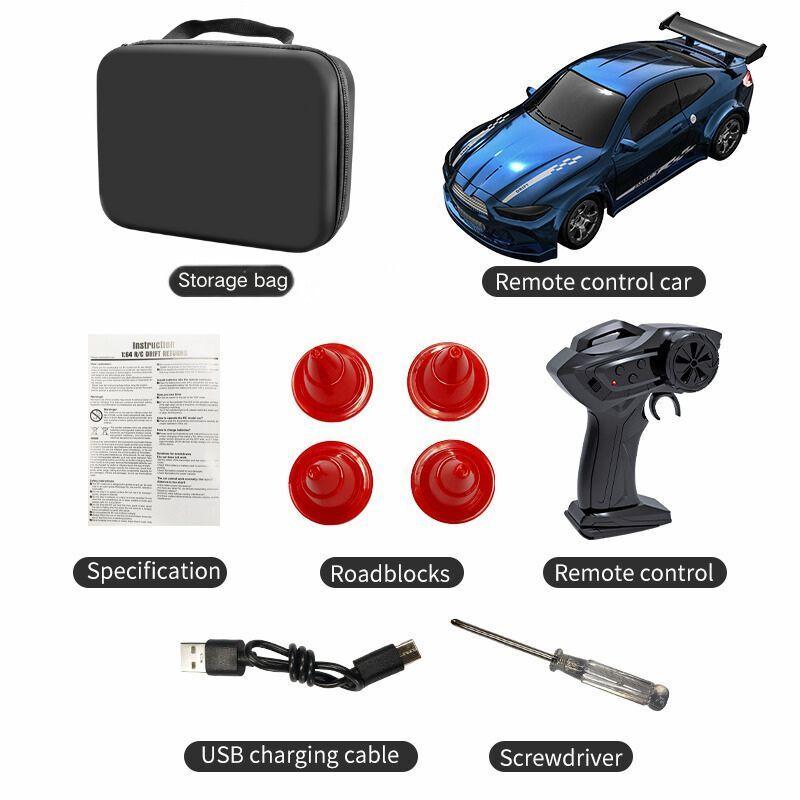 2025 Best-seller 1:64 1:43 Drift Remote Control Car, Four-wheel Remote Control Car, Full-scale Desktop Racing Toy, Children Gift