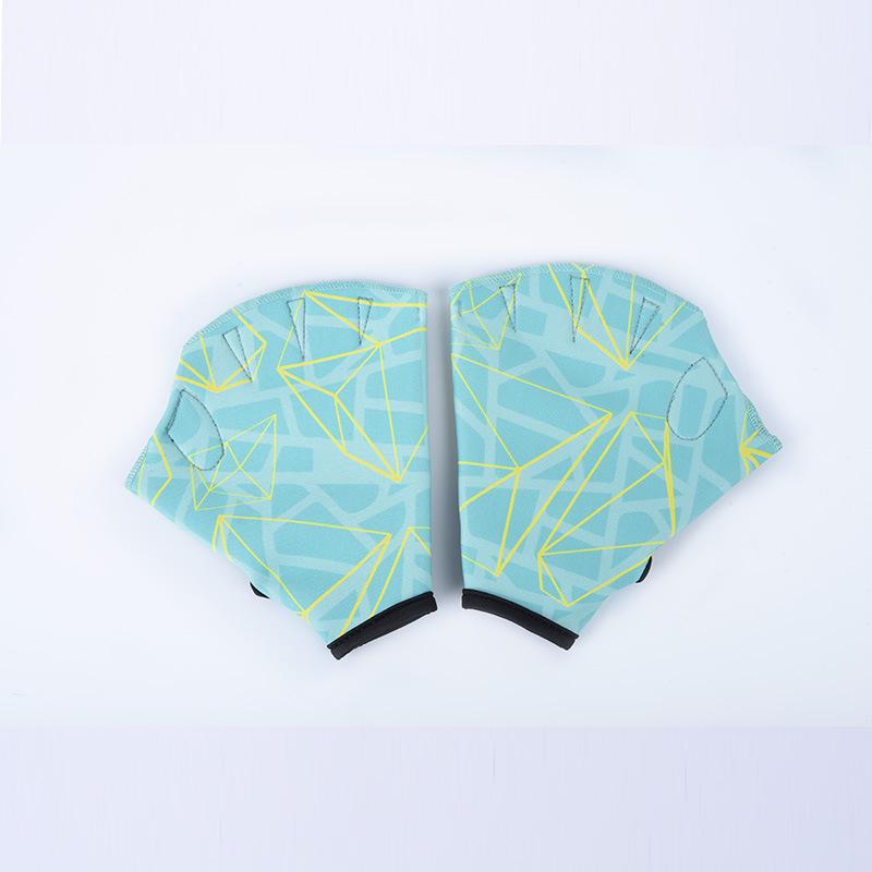 Duck Webbed Fingerless Swimming Gloves - Hand Protection for Paddling & Training