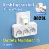Multi-functional Socket with Smart Night Light USB Fast Charging Independent Control Multi-port Power Strip Overload Protection