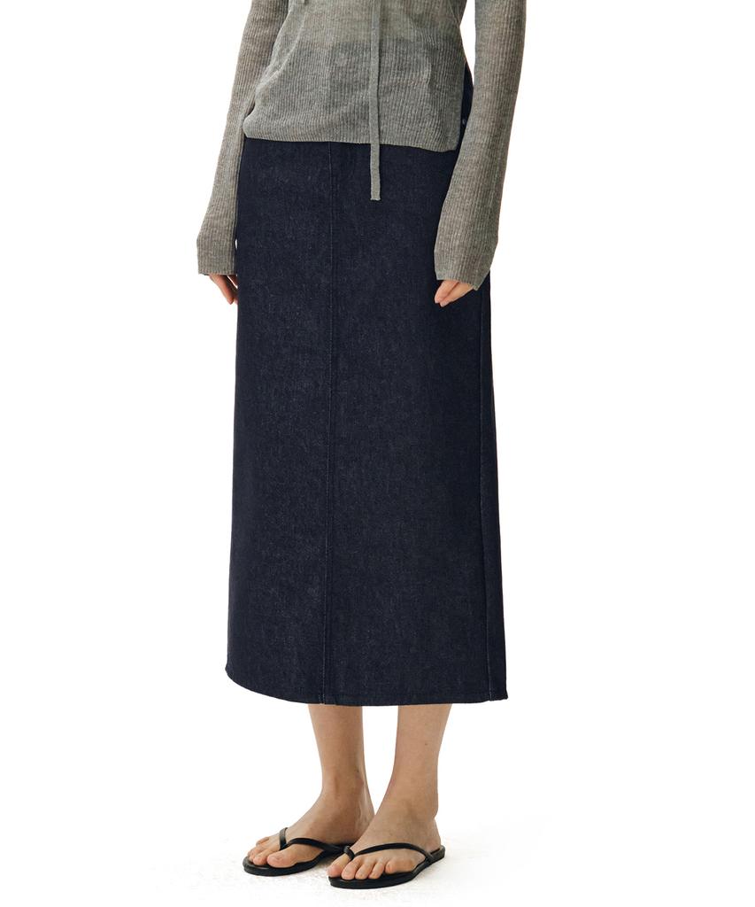 Deketeuumeon Signature Long Skirt Dcsk003Cpindigo