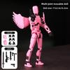 Lucky Doll: 13-Point Articulated 3D Printed Toy, 3rd Gen DIY Stress Relief Figure