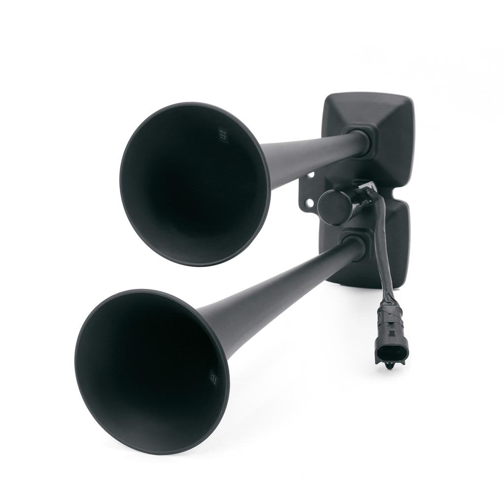 24V Car Dual Trumpet Air Horn Loud Electric Horn Solenoid Valve Loud Speaker Siren For Car Boat truck Trailer Auto Parts
