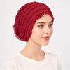 Solid Color Ladies Headscarf Hijab Caps Muslim Fashion Lace Mesh Breathable Turban Hat Soft Overhead Bald Head Cover Cap