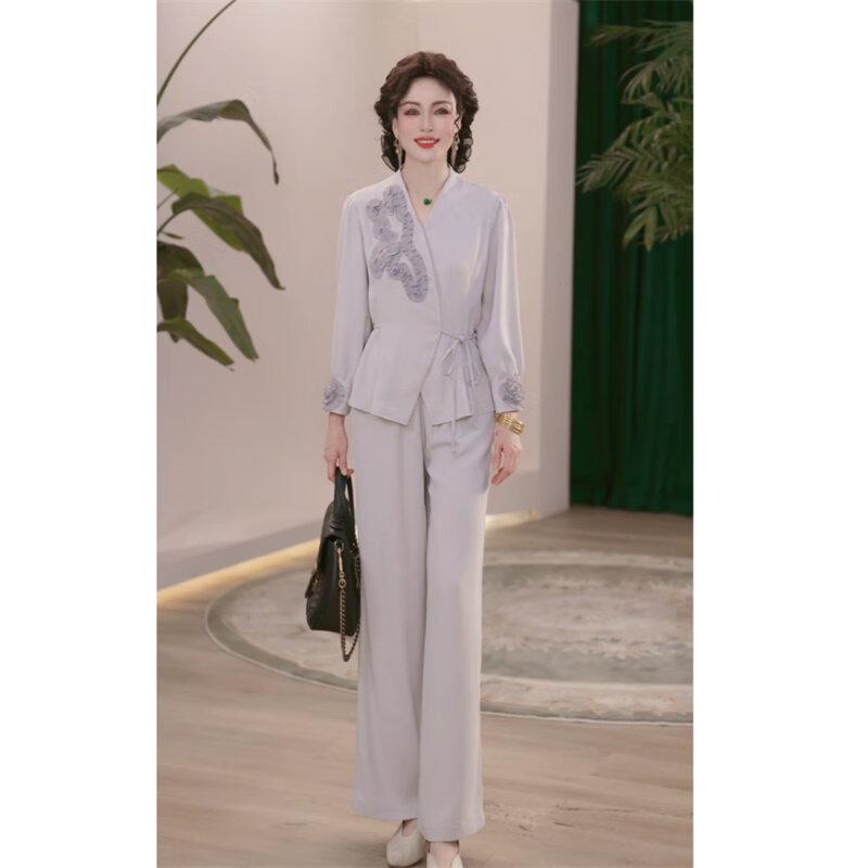 Women s Elegant Two-Piece Spring Outfit Set 3XL