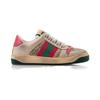 Gucci Screener Distressed Shoes Low Top Kids' Skateboarding Shoes Butter Red Children Aged 3 7 Years Old (Unisex) Kids' Skateboarding Shoes