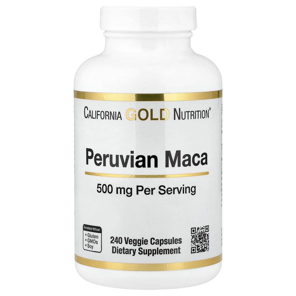 Peruvian Maca, 500Mg, 240 Veggie Capsules