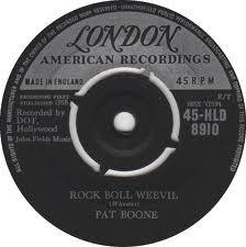 7inch Record PAT BOONE - Twixt Twelve And Twenty 45HLD8910 London Records, 1959 UK Rock Used
