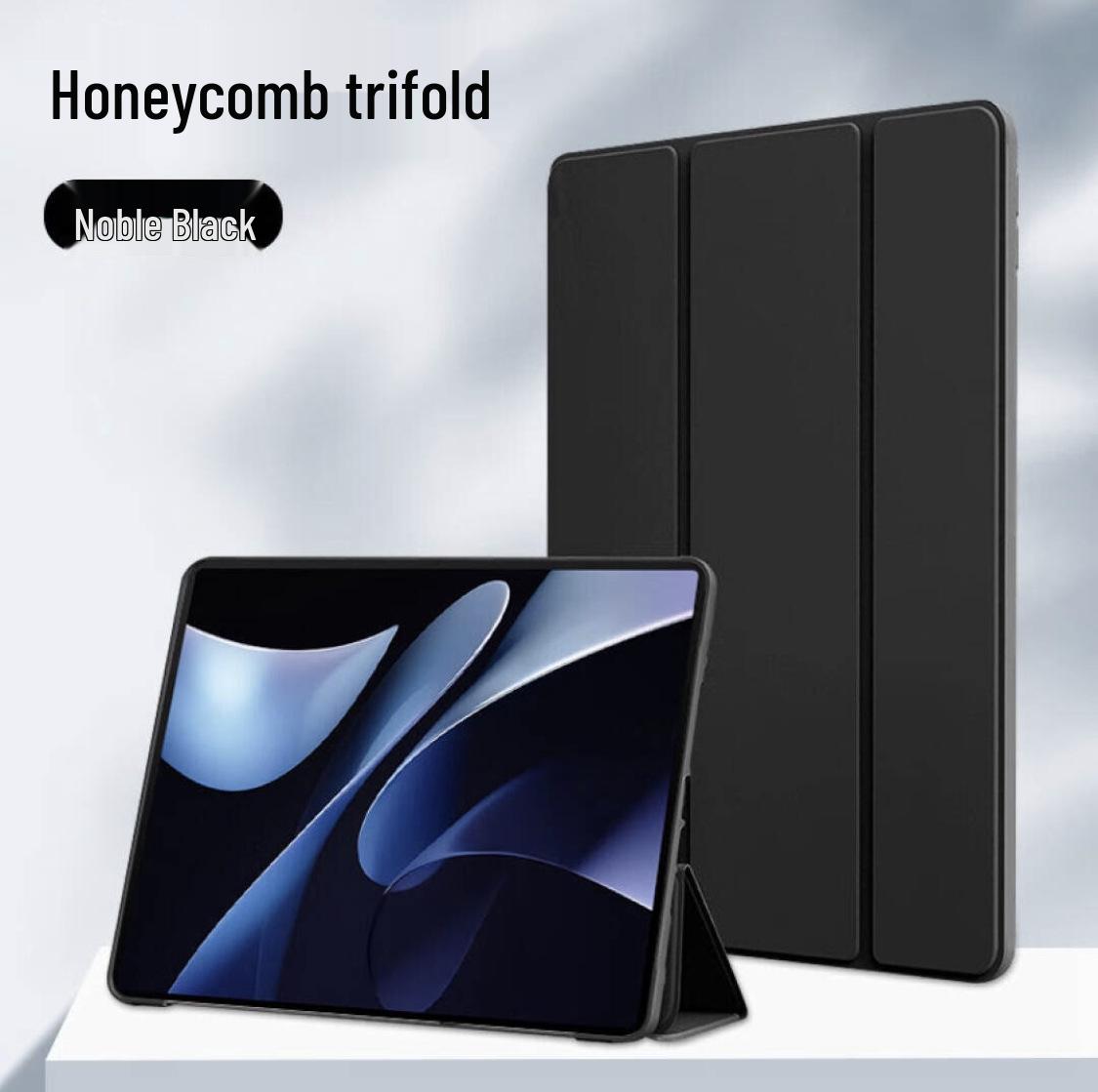 Защитный чехол для Honor Pad X9A: 10/9 12,1-дюймовый силиконовый трехскладной чехол-книжка с полной защитой, мягкий чехол для планшета Honor Pad X8A/X9 - 11 inch (2024)