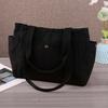 1 Stück Leinwandtasche für Damen, große Kapazität, einfache und vielseitige Tragetasche, Tote Bag, Einkaufstasche, Umhängetasche