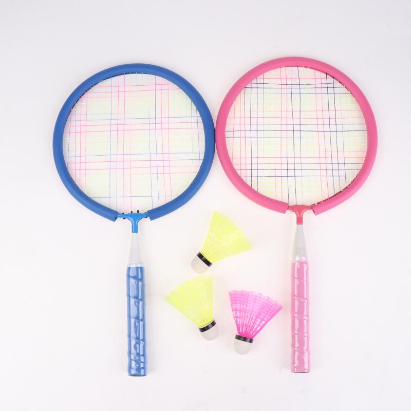 Lehké badmintonové rakety pro děti Rodinná hra Hračka Sada dvou raket Dodává se s přepravním batohem Dětské sportovní vybavení