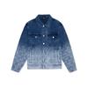 New MLB New York Yankees Old Flower SS25 Denim Jacket Unisex Dark Marine Blue 3ADKM0351-50NYD