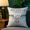 A-Assassins Creeds Pillow Case Plush Fabric Soft Double Sided Print Sofa Cushion Cover Throw Pillow Covers