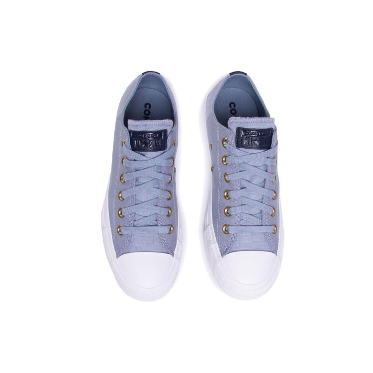 Converse Chuck Taylor All Star Simple Daily Low Top Canvas Shoes Unisex Sneakers Blue 167823C