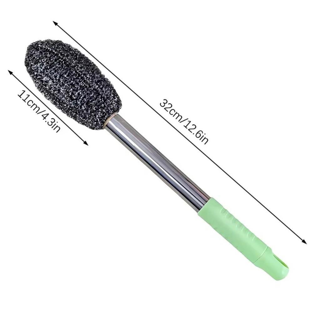 New Portable Steel Wool Cleaning Brush No Shedding Durable Toilet Brushss Multi-functional Cleaning Tool