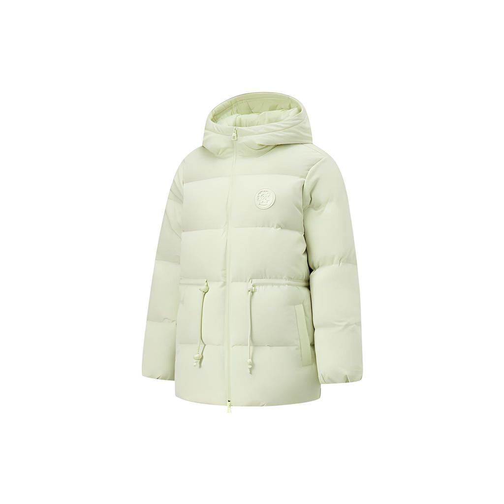 Li Ning Sports Life Collection Down Jacket Women's Jade Porcelain Green AYMT150-4