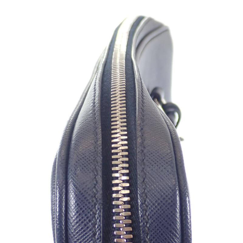 Prada 2VE3689Z2F0216 Aktentasche Marineblau Saffiano Herren