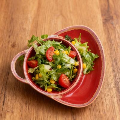 Soup And Sandwich Bowl Ceramic Baking Pan with Handles Divided Compartment Dish for Pasta Salad Fruit Breakfast Lunch Dinner Snacks