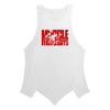 Men’s Gym Clothes Irregular Hem Tank Tops Summer Fashion Trend Street Wear Printed Sleeveless T-shirts Bodybuilding