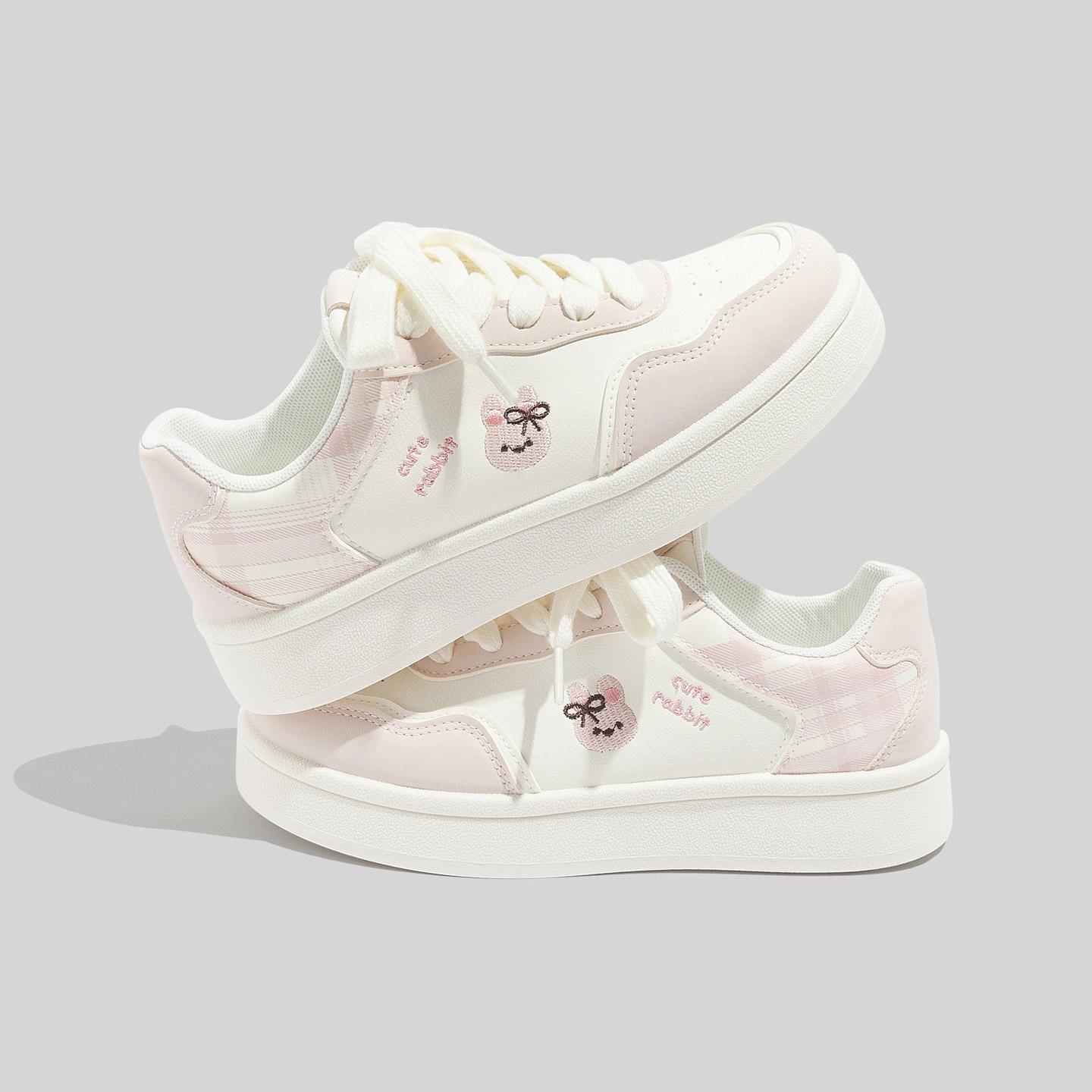 Cute embroidered Tutu spring new trendy thick-soled niche student casual board shoes 35
