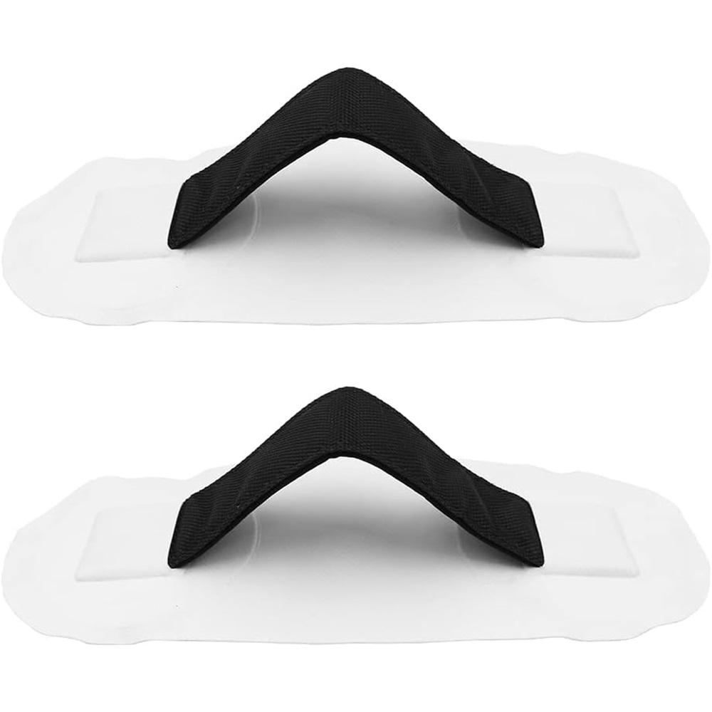 

2PCS Kayak Carry Handle Inflatable Boats PVC Strap Handle Patches For Armrest - White 2pcs