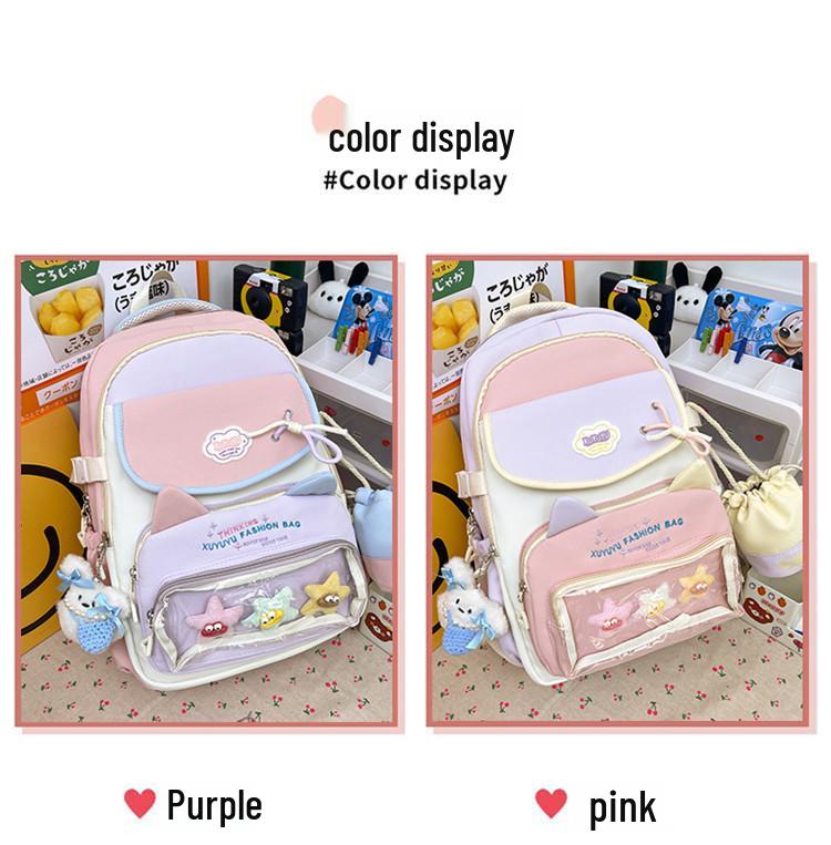 Star Cat High School & Middle School Large Capacity Backpack for Women