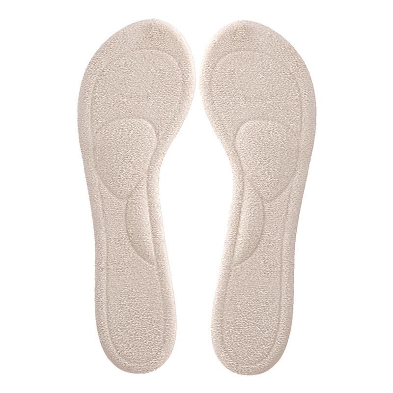 Women's Gel Arch Support Insole: High Heel Sweat-Absorbing Three-Quarter Velvet Pad