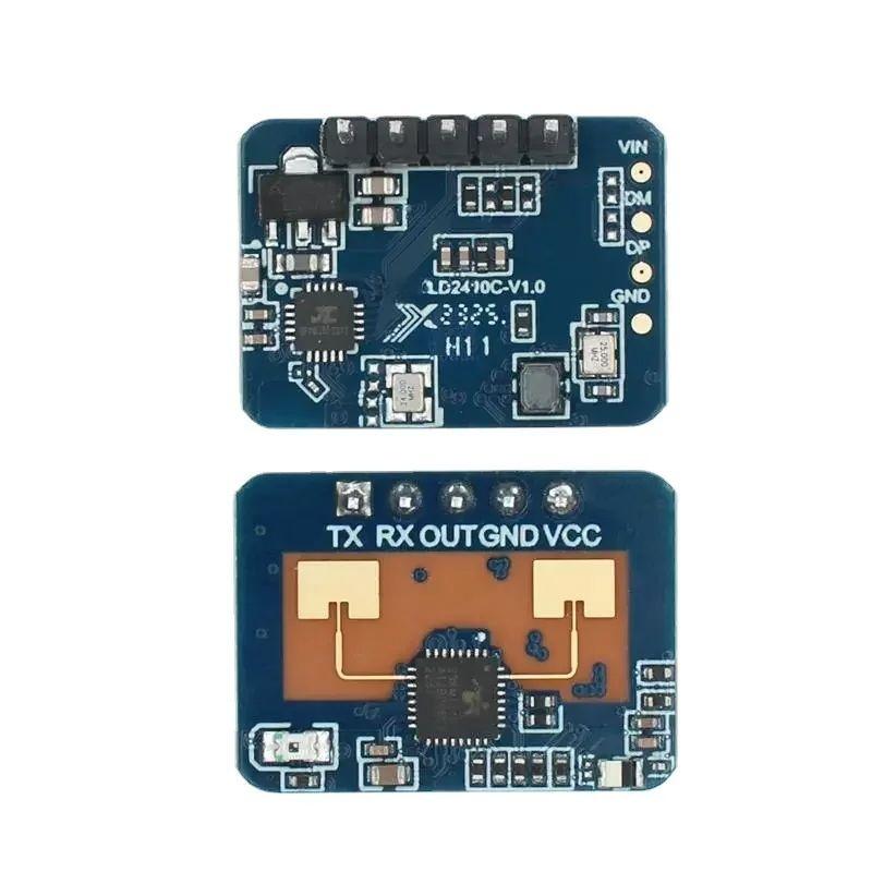 HLK-LD2410 LD2410B LD2410C 5V Mini FMCW 24G Smart Human Presence Status Sensor Radar Module Consumer Electronic
