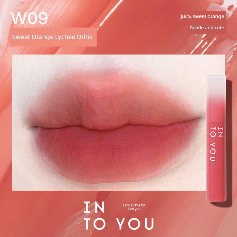 (Brand Direct Sale) into You Watery Lip Glaze Matte Lipstick Lip Gloss Water Mist Lip Glaze Non-Sticky